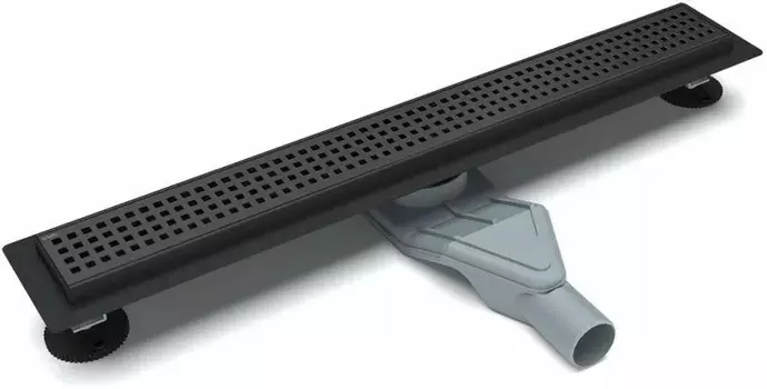 Душевой лоток Esbano Combi C-NICE-70MB линейный 700 мм, с перфорированной решеткой, черный матовый