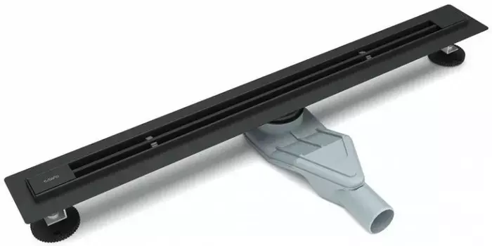 Душевой лоток Esbano Slim S-LINE-80MB 800 мм, c решеткой, черный матовый