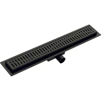 Душевой лоток Gappo G86007-39 оружейная сталь 600х70 мм