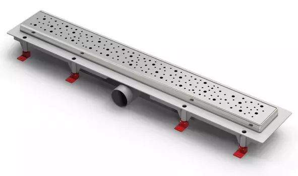 Душевой лоток MCH Chudej CH 650 DN с рамкой из нержавеющей стали