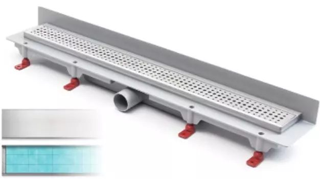 Душевой лоток MCH Chudej CH 850 KN2 с рамкой из нержавеющей стали