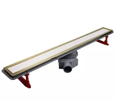 Душевой лоток Pestan Confluo Premium Line 550 White Glass Gold