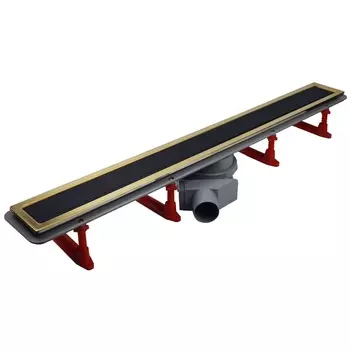 Душевой лоток Pestan Confluo Premium Line 950 Black Glass Gold