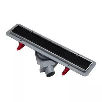 Душевой лоток Point Деметра PN50465GLB 7,5х65 см, черный