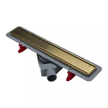 Душевой лоток Point Деметра PN50665G 7,5х65 см, золото