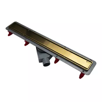 Душевой лоток Point Деметра PN50685G 7,5х85 см, золото