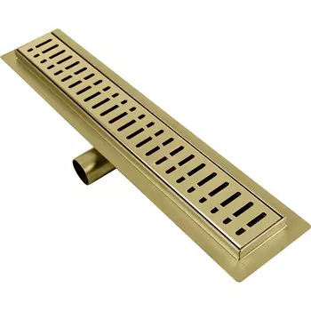 Душевой лоток Raglo R650.60.03 60 см с решеткой золотой сатин