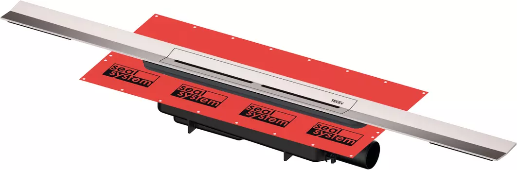 Душевой лоток TECE Drainprofile 670800 80 см сатин (с сифоном и опорами)