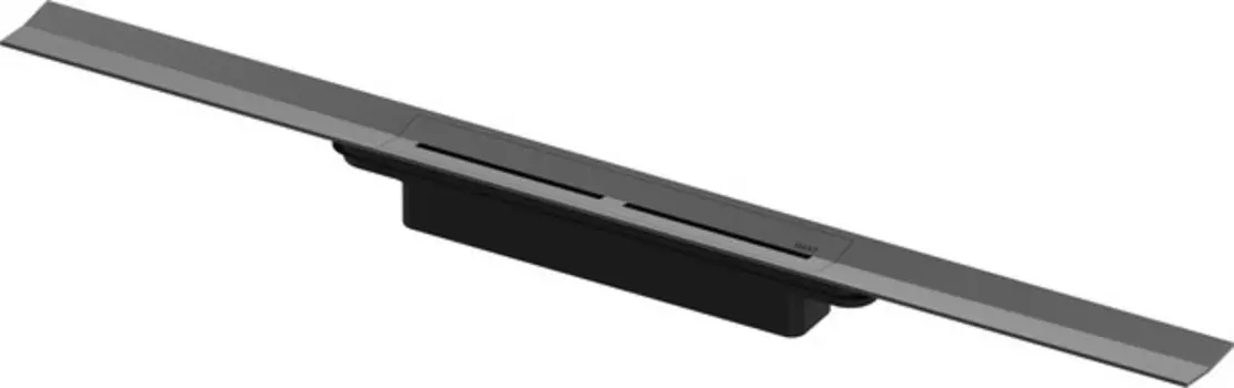 Душевой лоток TECE Drainprofile 671001, черный (с сифоном и опорами)