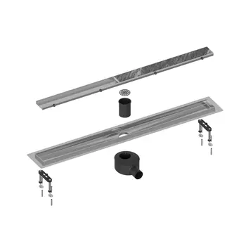 Душевой лоток Timo Drain Systems DS230210/00 11,9х105 см, хром