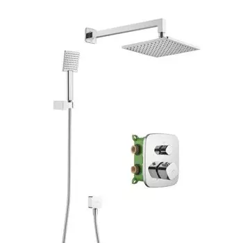 Душевой набор Swedbe Platta 5559 со встраиваемым термостатическим смесителем с верхним душем