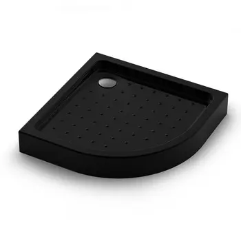 Душевой поддон Veconi Tezeo acrylic TZ51B 90x90 см, черный