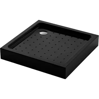 Душевой поддон Veconi Tezeo acrylic TZ52B 100х100 см, черный