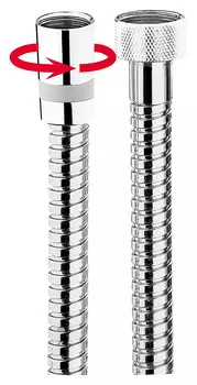 Душевой шланг Bossini Doppia Aggraffatura A00048С 150 см, хром