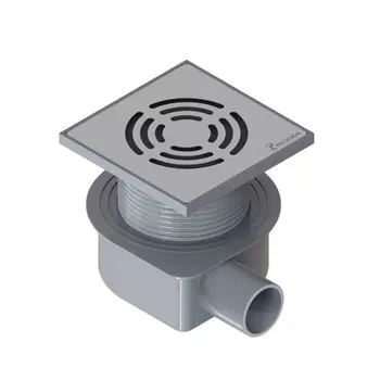 Душевой трап Boheme Smart Design 984-10-CR 10х10 см