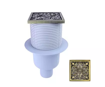 Душевой трап Bronze de Luxe 21975-57 бронза