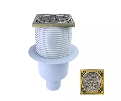 Душевой трап Bronze de Luxe 21986-57 бронза