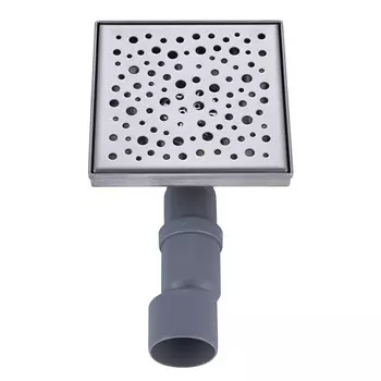 Душевой трап Fashun A411502 15х15 с решеткой, сатин