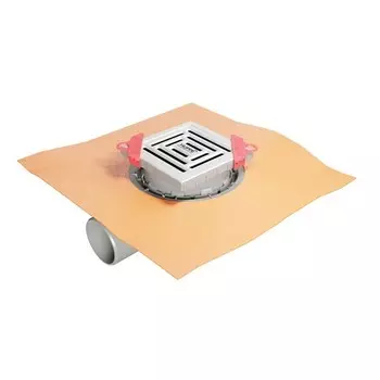 Душевой трап Huppe Master S 47H0026000000005 10х10 см, хром матовый