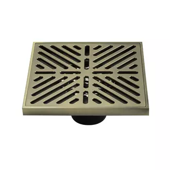 Душевой трап Magnus 00068 15х15 латунный, бронза