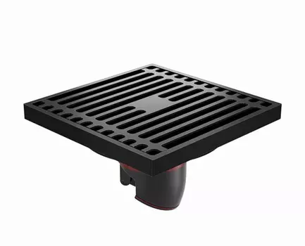 Душевой трап Orange OT01-005b 10х10 черный