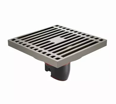 Душевой трап Orange OT01-005ni 10х10 никель