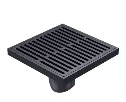 Душевой трап Orange OT01-007b 10х10 черный