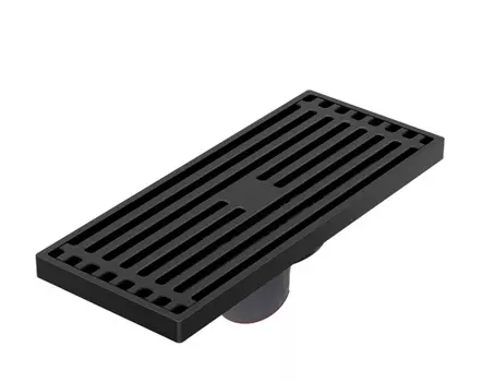 Душевой трап Orange OT01-009b 8х20 черный