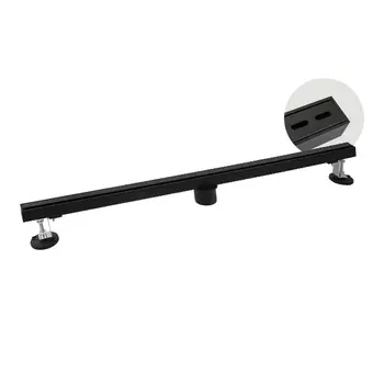 Душевой трап Санакс 40060 80х3.2 см линейный, вертикальный, щелевой, с сухим затвором, двухсторонняя решетка