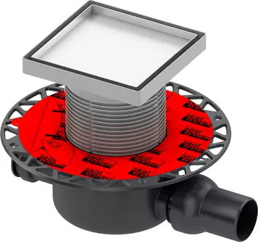 Душевой трап TECE TECEdrainpoint S 360 15 00 DN 50 под плитку