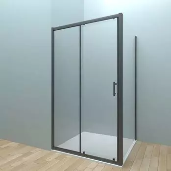 Душевой угол Veconi Rovigo RV072B 80x120 профиль черный