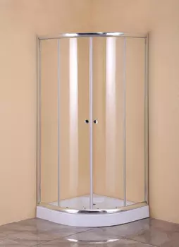 Душевой уголок Agger A01-090TCR с поддоном 90х90х200 (прозрачное стекло)