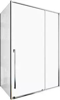 Душевой уголок Allen Brau Fantasy 2.0 140х80х200 профиль хром, стекло прозрачное 3.11008.00 + 3.11011.00
