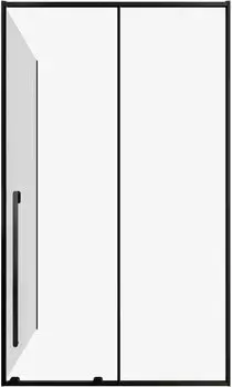 Душевой уголок Allen Brau Fantasy 2.0 120х90х200 профиль черный, стекло прозрачное 3.11006.31 + 3.11013.31