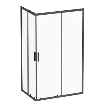 Душевой уголок Am.Pm Gem S W93G-404-120280-BT 80х120х200 см, профиль черный матовый, стекло прозрачное