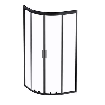 Душевой уголок Am.Pm Gem W90G-401-090BT 90х90х200 см, профиль черный матовый, стекло прозрачное