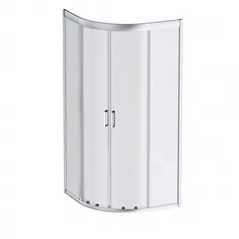 Душевой уголок Am.Pm Gem W90G-401-080WT 80х80х190 см, профиль серебро матовое, стекло прозрачное