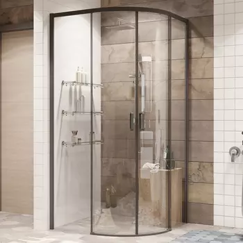 Душевой уголок Ambassador Queen 11011201Black 90x90