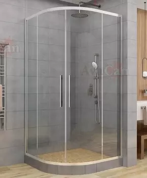 Душевой уголок AvaCan HC100 100х100х195 см, профиль хром, стекло прозрачное