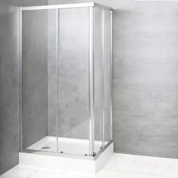 Душевой уголок BelBagno Due AH 2 100/80 C-Cr