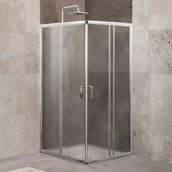 Душевой уголок BelBagno Unique A-2-75/90-P-Cr стекло punto