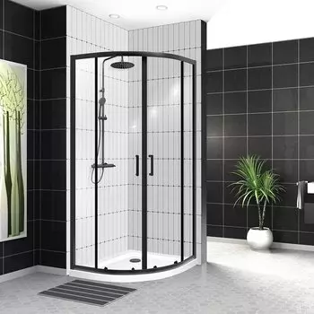 Душевой уголок BelBagno UNO-195-R-2-90-C-NERO