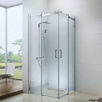 Душевой уголок Berges Wasserhaus Gelios 061027 100х100, профиль хром сильвер