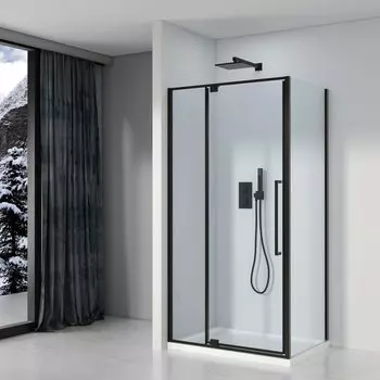 Душевой уголок Black&amp;White 812900 90х90 прозрачное