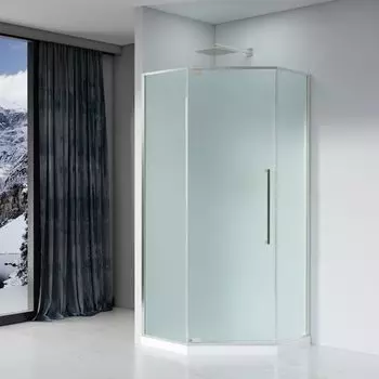 Душевой уголок Black&White 8151000CF 100х100 матовое