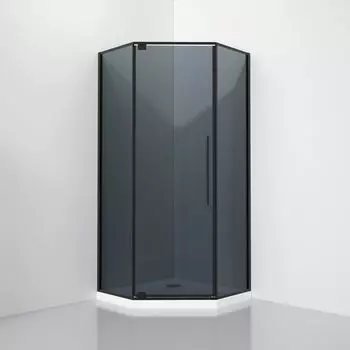 Душевой уголок Black&White 815900G 90х90 серое
