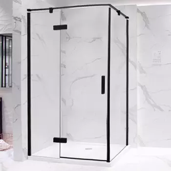 Душевой уголок Bravat Blackline 120х80х195, L