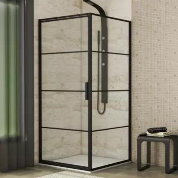 Душевой уголок Bravat Blackline BS090.2115B 90х90х195