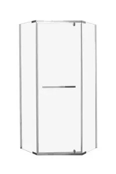 Душевой уголок Ceruttispa Chika ZP101T стекло прозрачное, профиль хром