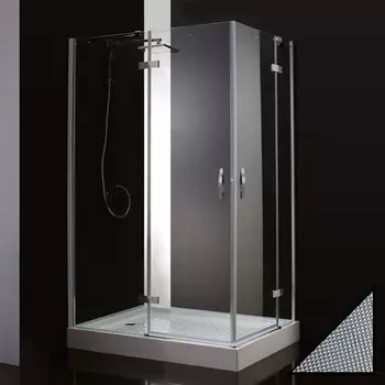 Душевой уголок Cezares Bergamo AH2 120/100 P Cr L